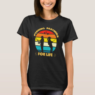 Ehemann und Ehefrau Angelpartner fürs Leben Retro T-Shirt
