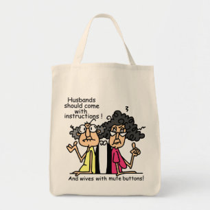 Ehemann-und Ehefrau-Haltungs-Spaß Tragetasche