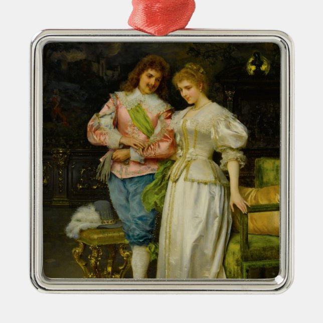 Ehemann und Ehefrau (Hochzeit und Ehe) Ornament Aus Metall (Vorne)