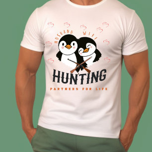 Ehemann und Ehefrau, Jagdpartner für das Leben T-Shirt