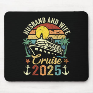 Ehemann und Ehefrau Kreuzfahrt 2025 Familienreise Mousepad