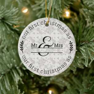 Ehemann und Ehefrau Personalisierte Ornamente