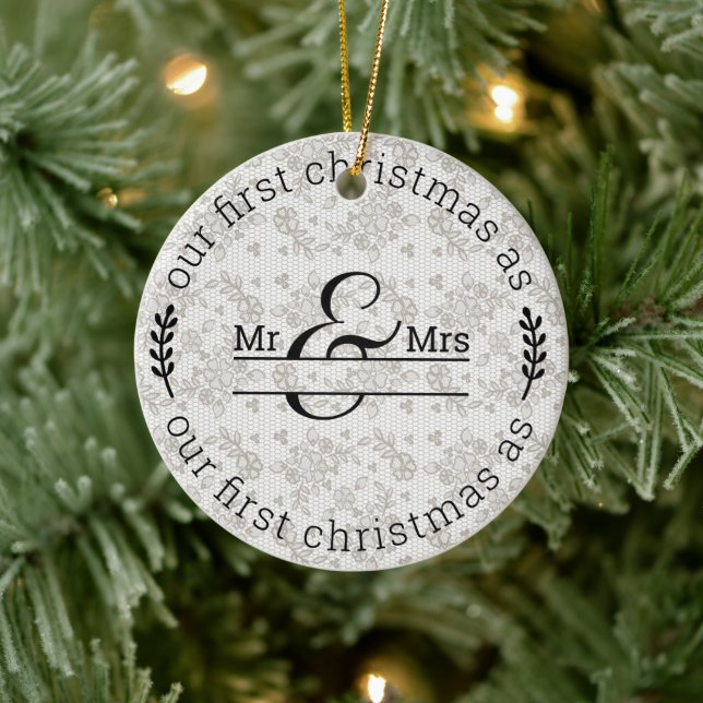 Ehemann und Ehefrau Personalisierte Ornamente (Baum)