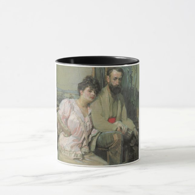 Ehemann und Ehefrau (von Frantisek Kupka) Tasse (Zentrum)