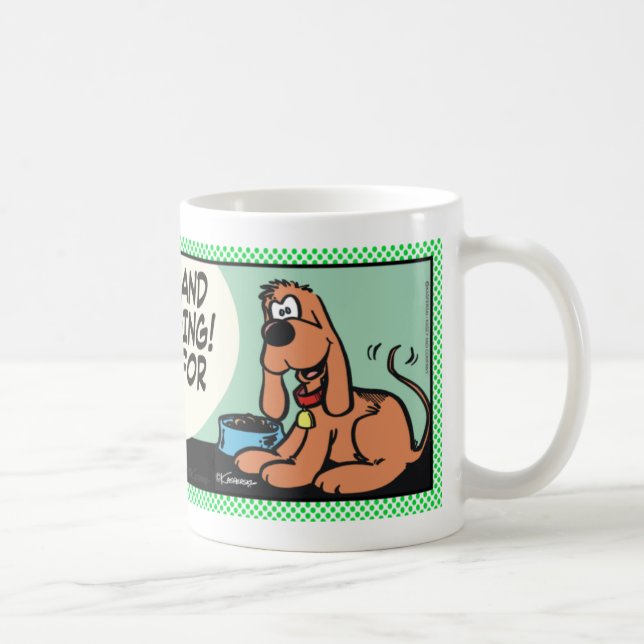 Ehemann und Hund Kaffeetasse (Rechts)