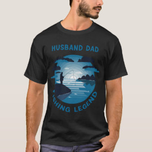 Ehemann Vater Angellegende T-Shirt
