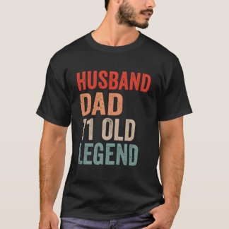 Ehemann Vater Legende 71. 71. Vatertag T-Shirt
