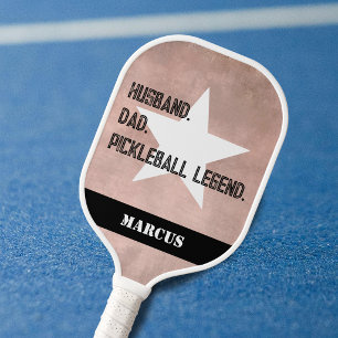 Ehemann. Vater. Pickelball-Legende. Fügen Sie Ihre Pickleball Schläger