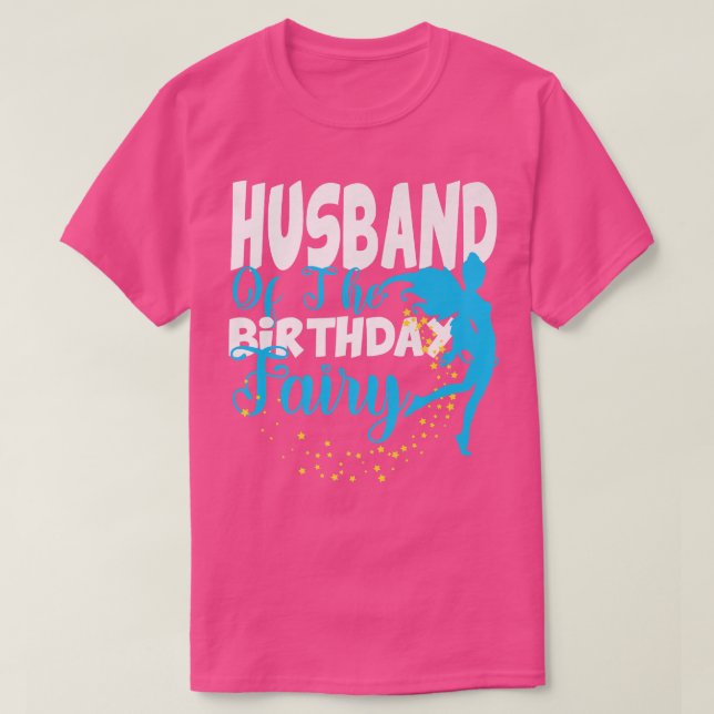 Ehemann von The Birthday Fairy Fantasy Birthday Sq T-Shirt (Design vorne)