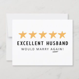 Ehemann würde von der Ehefrau wieder heiraten Postkarte