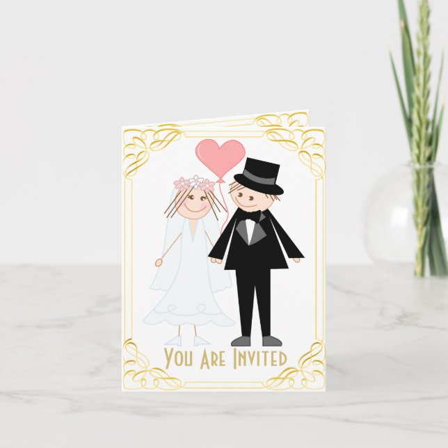 Ehepaar Einladung (Vorderseite)