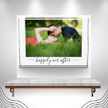 Ehepaar Foto glücklich je nach Hochzeit<br><div class="desc">Entwerfen Sie Ihren eigenen Foto-Block: Foto des glücklichen Paares, ändern Sie oder fügen Sie Text hinzu. Macht ein tolles Hochzeitsgeschenk!</div>