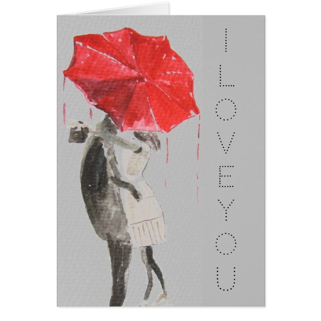 Ehepaar in Liebe küsst Valentinstag Vintag (Vorne)