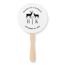 Ehepaar Name Deer Monogram Rustic Country Wedding