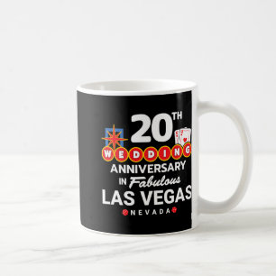 Ehepaare 20 Jahre - Vegas 20. Wedding Anni Kaffeetasse