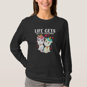 Ehepaare, die Unicorn Life besser zusammenbringt T-Shirt