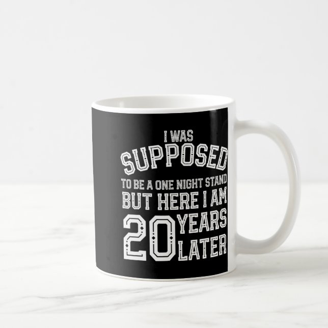 Ehepaare Funny 20. 20. Jubiläum Ehemann Wif Kaffeetasse (Rechts)