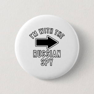 Ehepaare Halloween-Kostüm bin ich mit der russisch Button