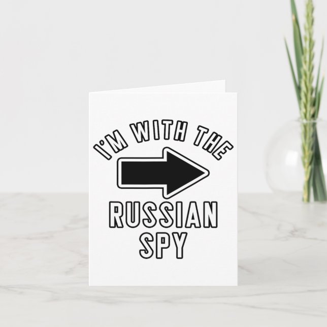 Ehepaare Halloween-Kostüm bin ich mit der russisch Karte (Vorderseite)