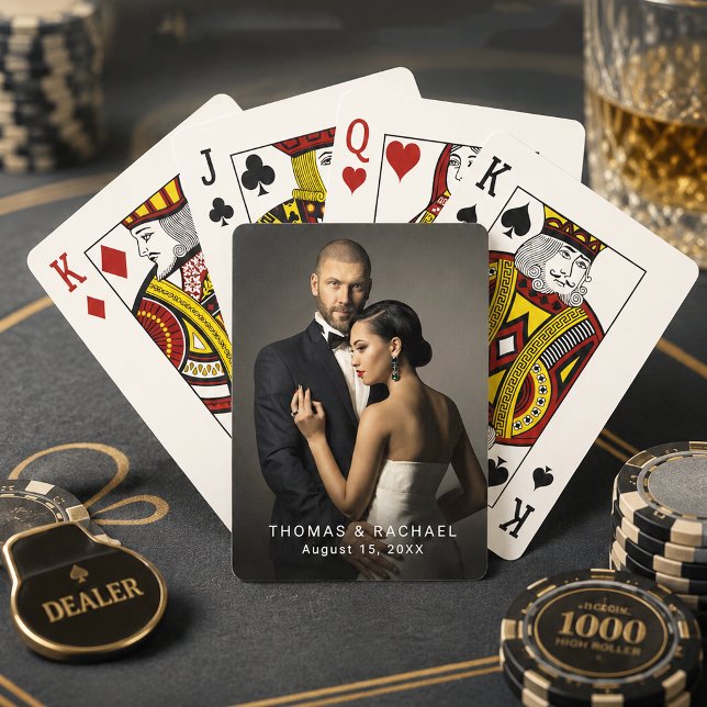 Ehepaare Hochzeit oder Verlobung Foto Spielkarten (Von Creator hochgeladen)