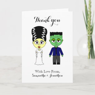 Ehepaare Hochzeit Vielen Dank Karten Halloween The