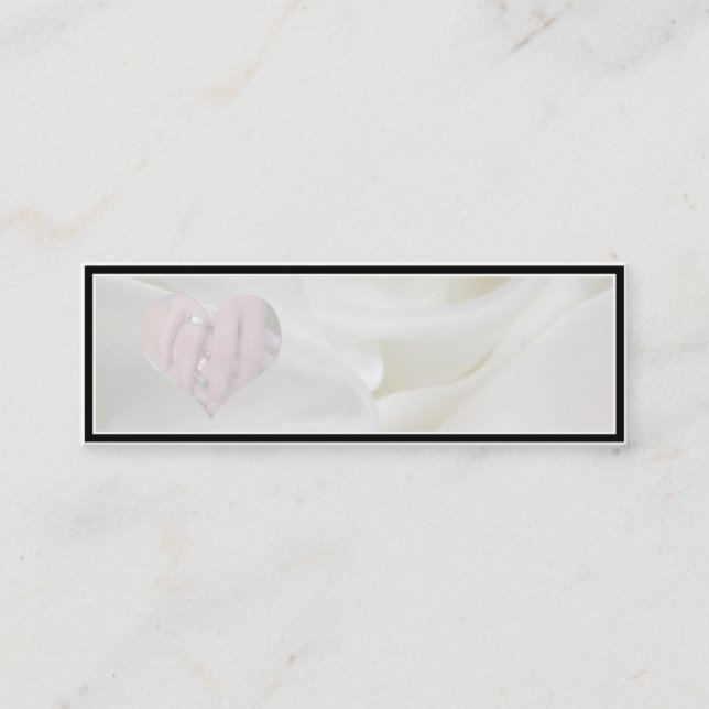 Ehepaare im Herzen Mini Visitenkarte (Vorderseite)