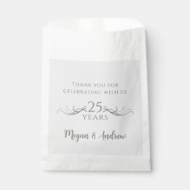 Ehepaare Namen Moderne 25. Hochzeitsfeier Geschenktütchen