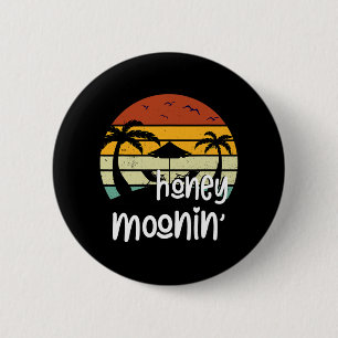 Ehepaare Verheiratet Matching Honey Mooning Honeym Button