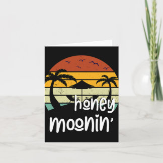 Ehepaare Verheiratet Matching Honey Mooning Honeym Karte