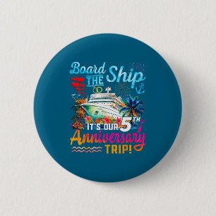 Ehepartner 5. Hochzeitstag Kunstwerk Button