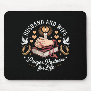 Ehepartner Betende Partner Christliches Paar Mousepad
