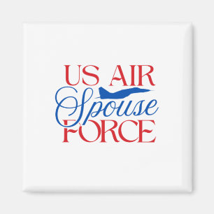 Ehepartner der US-Luftwaffe – Stolze Militärehefra Magnet