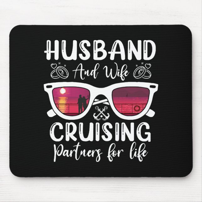 Ehepartner Kreuzfahrtpartner fürs Leben  Mousepad (Vorne)