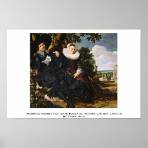 Eheportrait von Isaac Massa Poster