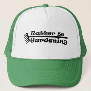 Eher arbeitet im Garten Truckerkappe