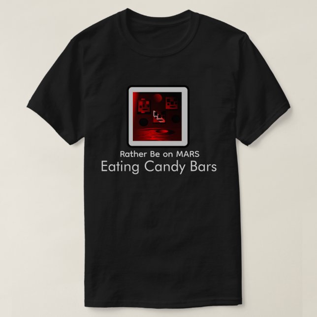 "Eher auf dem Mars" Skullnskin Grafik T-Shirt Von  (Design vorne)