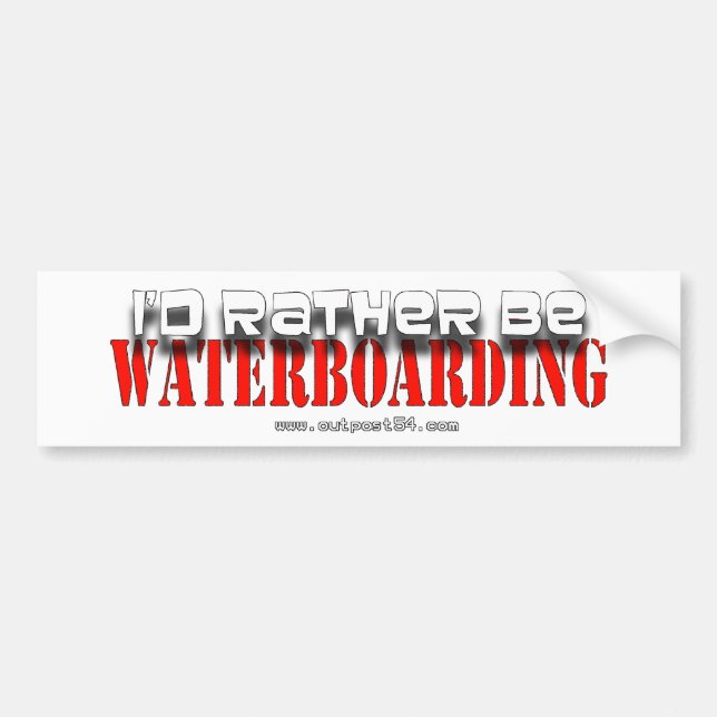 Eher B Waterboarding Autoaufkleber (Vorne)