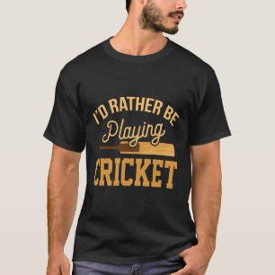 Eher Cricket lustiges Jersey-Match-Turnier spielen T-Shirt