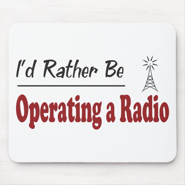 Eher lässt einen Radio laufen Mousepad (Vorne)