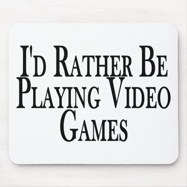 Eher Spiel-Videospiele Mousepad (Vorne)