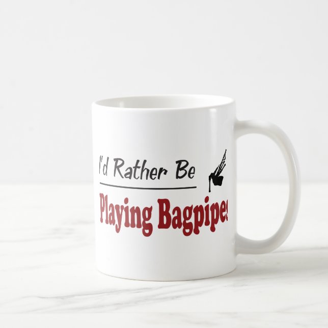 Eher spielt Dudelsäcke Kaffeetasse (Rechts)