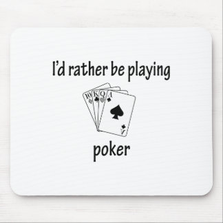 Eher spielt Poker Mousepad