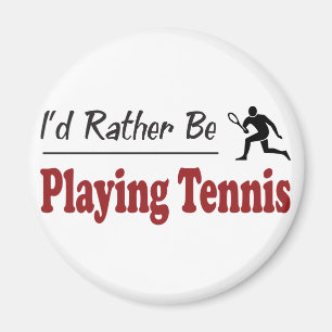 Eher spielt Tennis Magnet