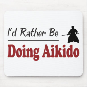 Eher tut Aikido Mousepad
