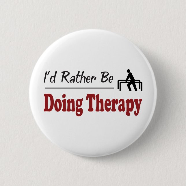 Eher tut Therapie Button (Vorderseite)