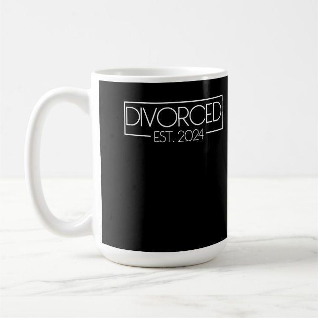 Ehescheidung 2024 Schließlich Scheidung scheiden F Kaffeetasse (Links)