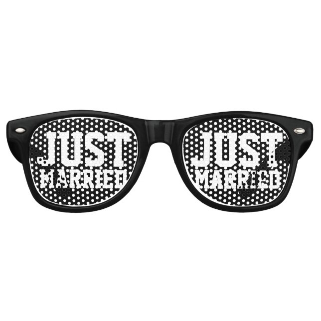 Eheschließende Partyschattierungen für frisch gebo Sonnenbrille (Vorderseite)