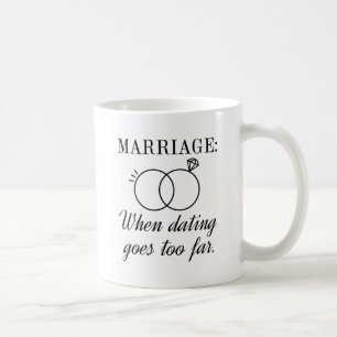 Eheschließung Kaffeetasse