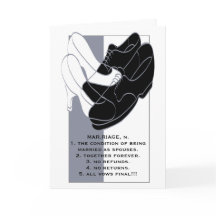 Eheschließung mit Hochzeitkarte I