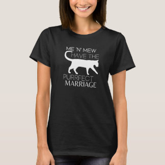 Eheschließungskatze Haustier Gute Ehen Leben T-Shirt